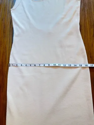 MESHKI Amara Scoop Neck Low Back Knit Maxi Dress Cream Size Medium NWOT thumbnail 13