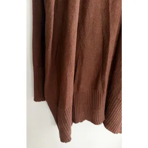 Free People We the Free Oversized Knit Cardigan Brown Women's Size Medium thumbnail 7