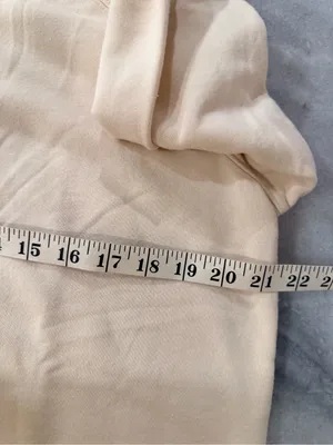 NWOT Maeve Anthropologie Size M Beige Oversized Crew Neck Pullover Sweatshirt thumbnail 6