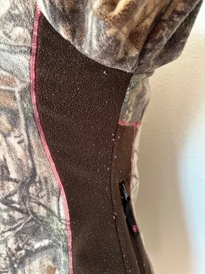 Game Winner Camouflage Fleece Collared Zip Up Jacket thumbnail 7