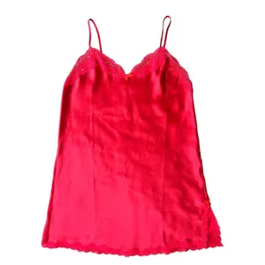 Victoria's Secret Red Lace Embellished Chemise, L thumbnail 6