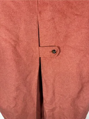 Zara Pink Wool‎ Blend Single Blend Pea Coat Women’s Sz XS thumbnail 8