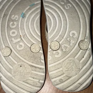 Crocs Basic Beach Sandals White Thong Comfort Iconic Summer Flip-Flop Size M7 W9 thumbnail 8
