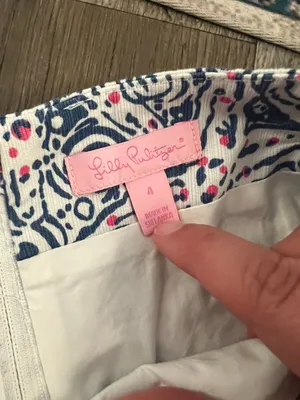 Lilly Pulitzer |‎ Marigold skort in indigo Star Crush size 4 thumbnail 11