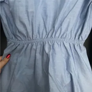 Zara oversized collared shirt dress v neck cotton Size XS thumbnail 9