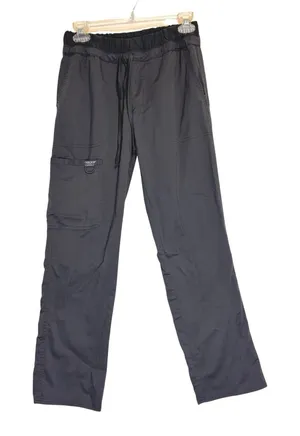 Cherokee Workwear Scrub Pants Women XS Petite Pewter Grey Cargo WW105P Nursing thumbnail 1
