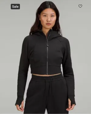 Lululemon Scuba Hoodie Full-Zip Jacket Black 6 Sweatshirt thumbnail 1