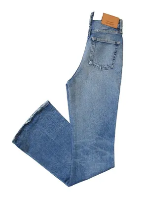 NWT Moussy Vintage MVS Flare in Blue High Rise Stretch Denim Jeans 25 x 33 thumbnail 5
