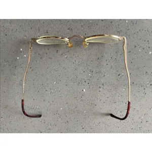 Boulevard Boutique Eyeglasses Frames ONLY B4152 44-20-135 Gold GD Round thumbnail 2
