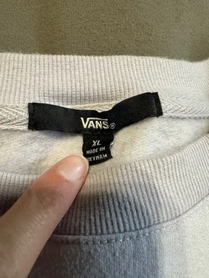 Vans sleeveless sweatshirt/ Crop top M thumbnail 3