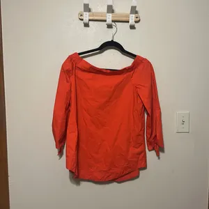 Free People Poppy Red‎ Show Me Some Shoulder Top Size XS thumbnail 3