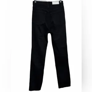 RE/DONE Black Straight Black Jet Jeans thumbnail 4