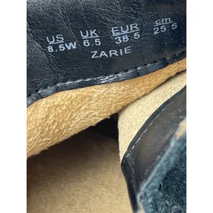 Naturalizer Zarie Women's Black Suede Almond Toe Block Heels Ankle Boots Sz 8.5 thumbnail 5
