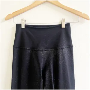 Beyond Yoga High Waisted Metallic Sparkle Leggings Black Women's Size Small thumbnail 8