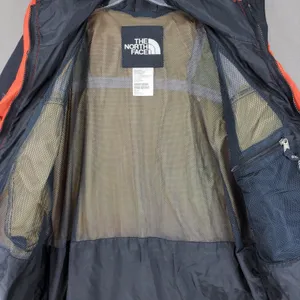 The North Face Mountain Light Jacket Women M Orange Black Gore-Tex Vintage Hood thumbnail 3