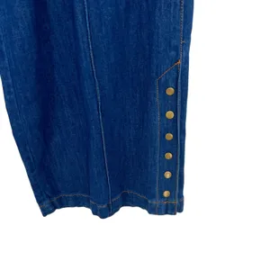 Anthropologie Pilcro High-Rise Cropped Wide-Leg Jeans Snap Hem Size‎ 29 thumbnail 8