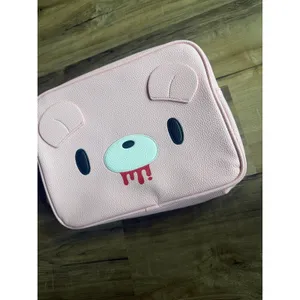Cakeworthy x Gloomybear Pink Faux Leather Pouch thumbnail 3