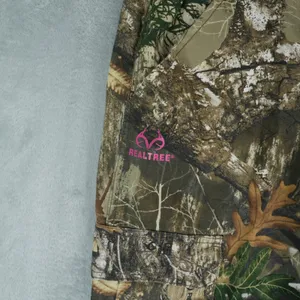 Realtree Edge Camo Cargo Pants Womens Medium Brown Pink Logo Hunting Gorpcore thumbnail 7