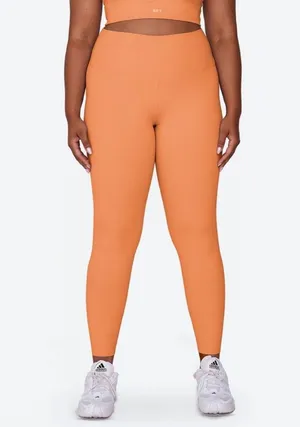 Set Active - Sportbody Leggings Orange Athletic Workout Training Running Gum Yoga thumbnail 1