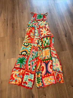 FARM Rio Cutout Halter Jumpsuit thumbnail 7