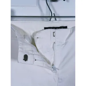 Theory Womens Cotton Wide Leg Trouser Pants Size 0 White Old Money Quiet Luxury thumbnail 5