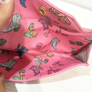 BETSEY JOHNSON “PINK SHOES” BY BETSEY Western Cowboy WRISTLET‎ WALLET 2024 thumbnail 3
