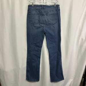 NYDJ Womens Barbara Bootcut Jeans Sz 10 Blue Stretch Denim Lift Tuck Mid Rise thumbnail 4