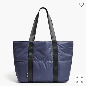 j.crew factory Puffer‎ Tote Bag in navy blue thumbnail 12