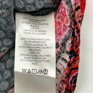 Free People‎ Silas Printed Tank Top Size XS Black Combo Sleeveless Pullover NEW thumbnail 7