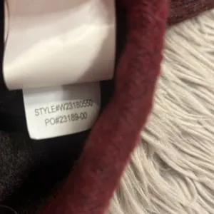 prAna Hartlie wool blend pullover half zip jacket mulled wine M thumbnail 11