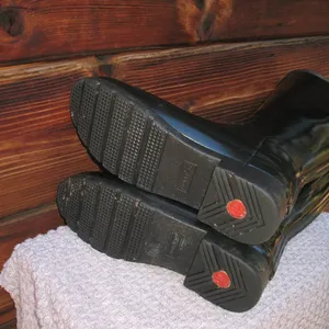 Hunter Original Refined tall wellington boots in black gloss thumbnail 9