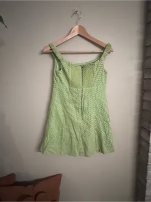 FREE PEOPLE Eyelet Fit & Flare Mini Dress thumbnail 4