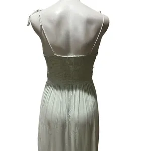 Birch and Stone Sage Green High-Low Maxi Dress w/ Front Cut-Out Size M thumbnail 6