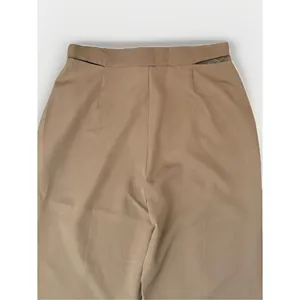 NWT Cider Khaki Cut Out Waist Wide Leg Trousers Womens XL Neutral Flowy Pants thumbnail 5