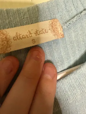 Altar'd State Ribbed Bell Sleeve Top thumbnail 2
