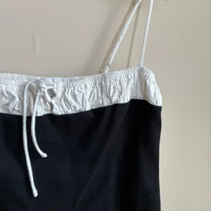 Reformation Colorblock Cami Tank Top Large Black White Womens Deadstock Knit thumbnail 2