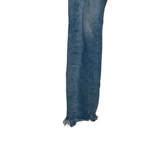 Zara Womens Jeans Mid-Rise Skinny Ankle Frayed Hem Stone Washed Denim‎ Blue 4 thumbnail 3