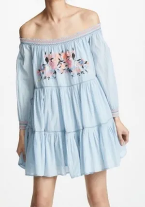 Free People Blue Dress thumbnail 1