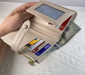 Wallet for Women,Trifold Snap Closure Wallet,Credit Card Holder Coin Purse thumbnail 7