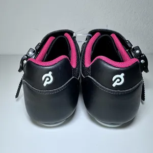 Peloton Cycling Shoes Unisex Size 41 Black Red Cleats Included Indoor Spin Bike thumbnail 3