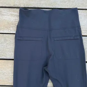 Black High Waisted Athleta Delancy Moto Leggings w/ Zip Ankles and Pockets thumbnail 7