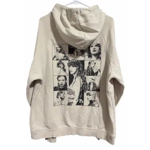 Taylor Swift The Eras Tour Hoodie‎ Concert Pullover Sweatshirt Cream Size Large thumbnail 2