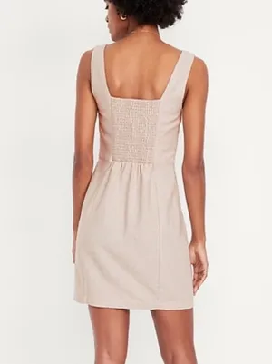Old Navy Linen Blend Mini Dress thumbnail 2