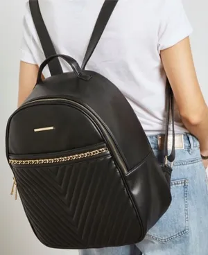 Aldo Elegant Black Backpack thumbnail 1