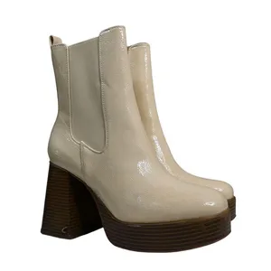 Circus NY Womens 9 Stace Platform Boot in Eggshell NEW thumbnail 2