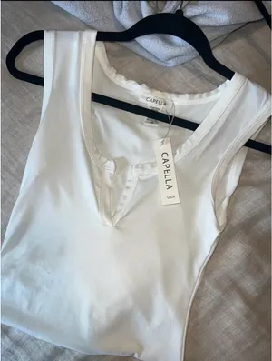 White bodysuit Size M thumbnail 2