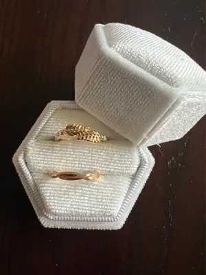 10k Gold Plated (2) in a Set Toe Rings NWT thumbnail 2