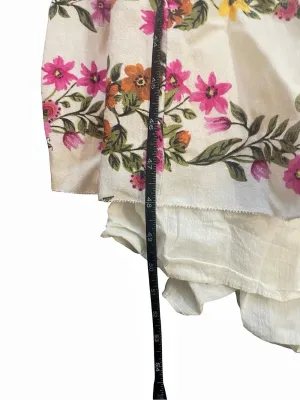 Saylor Ayame Floral Flutter Sleeve Tiered Maxi Dress Small thumbnail 8