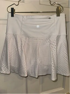 Women's Athleta A-Game 14" Skort White Size XS thumbnail 2