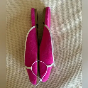 Dee Ocleppo Athens terry-cloth mules, fuchsia pink, size 10, NWOT Display Pair thumbnail 4